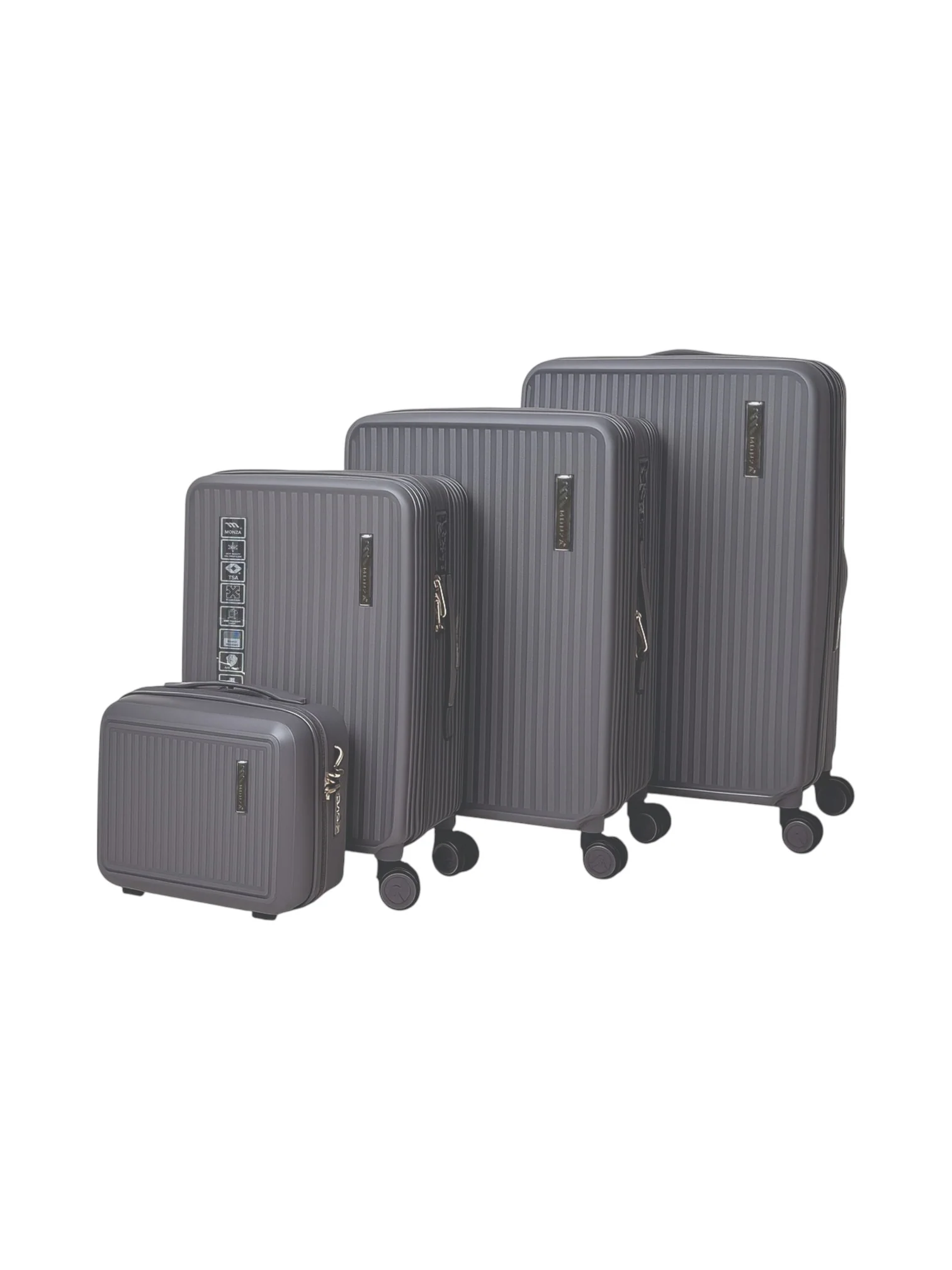 4-Piece Spinner Travel Bag Set with Double Zippers - Image 4