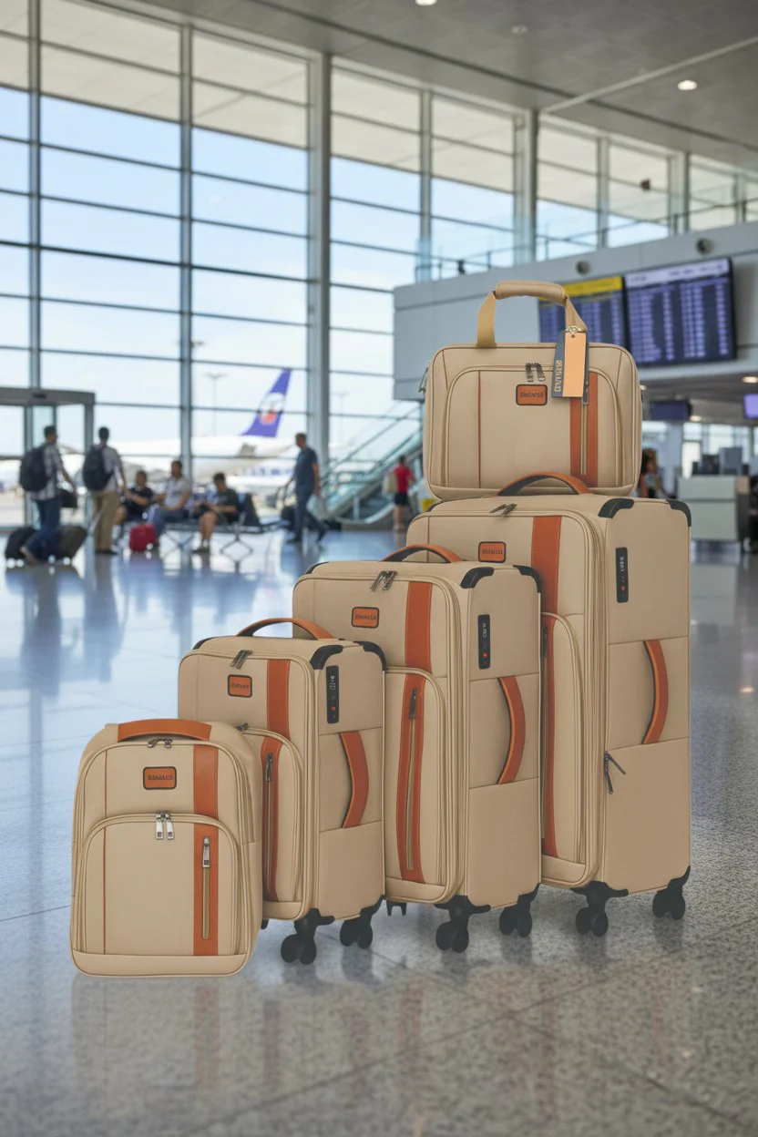 5 Piece Spinner Travel Bag Set