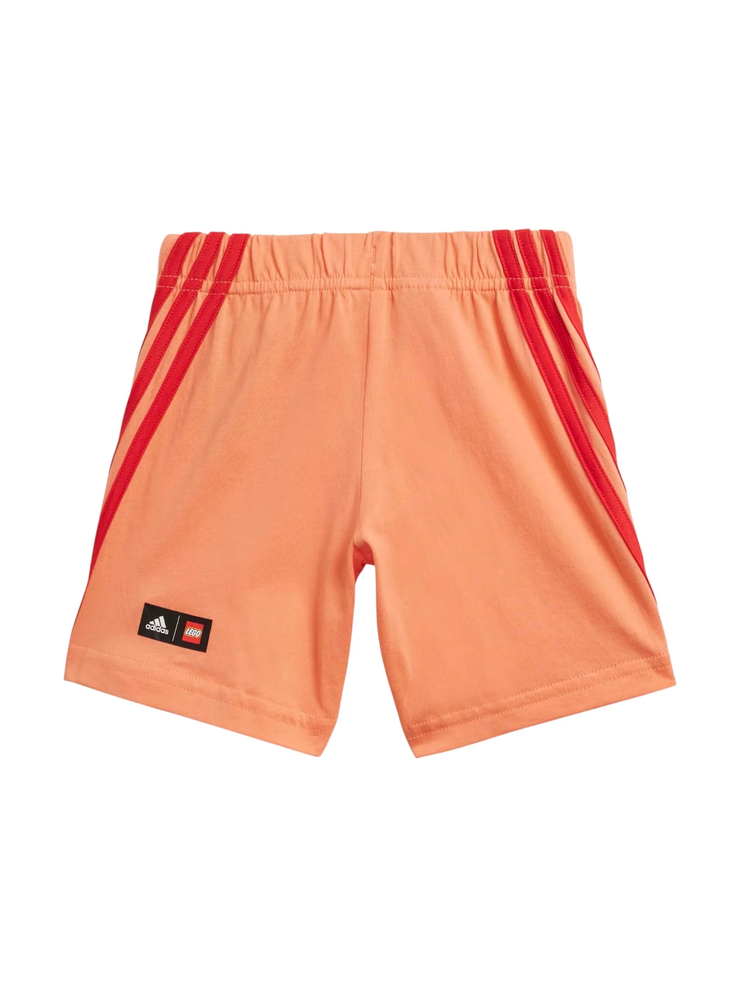 Adidas Kids Orange Sports Shorts - Image 2