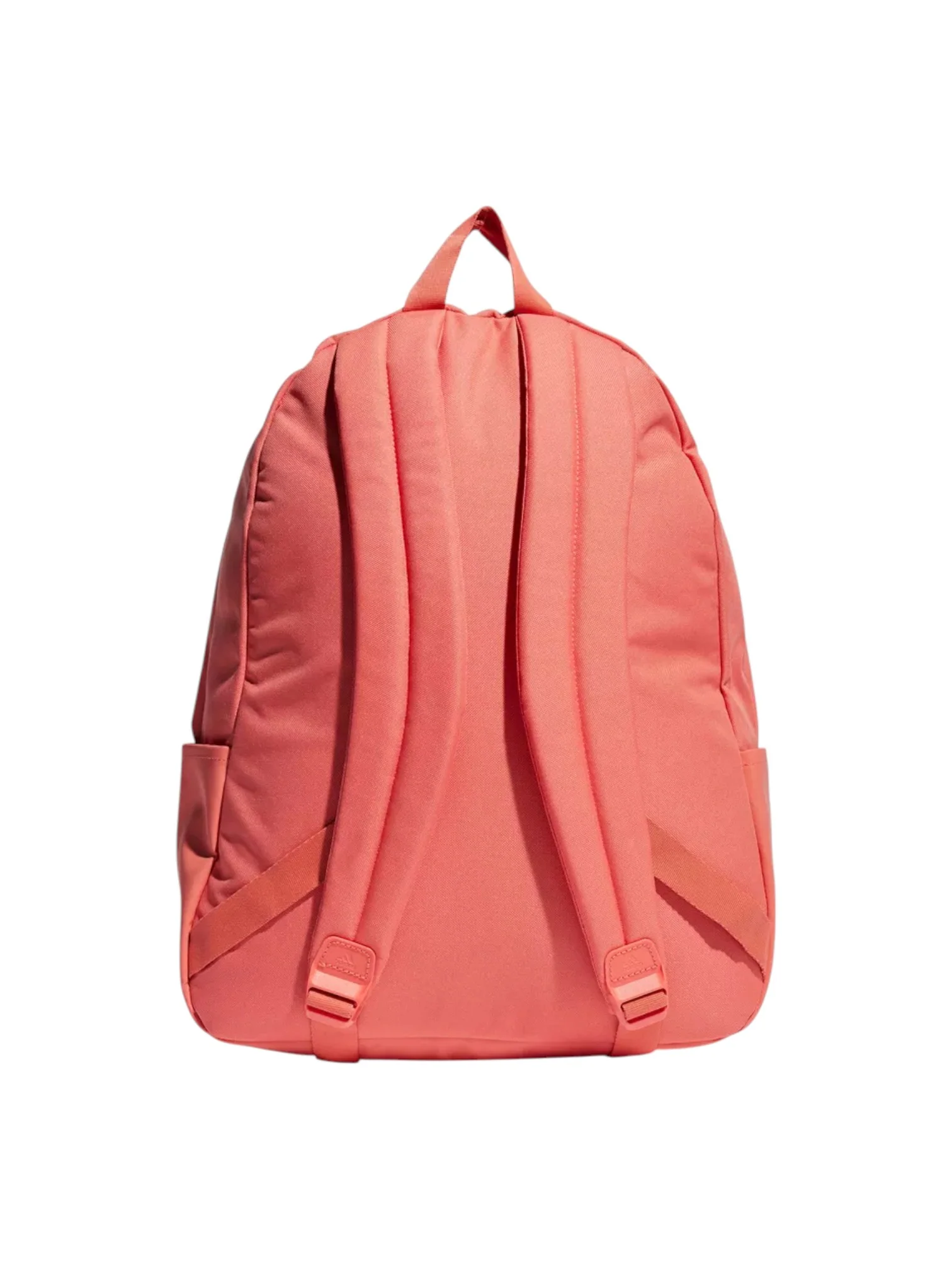 Adidas Unisex Peachy Pink Logo Print Backpack - Image 3