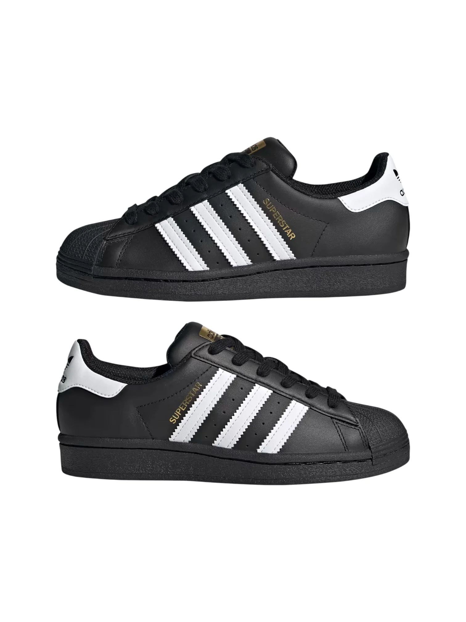 Adidas Unisex Superstar Lace-Up Sneakers - Image 7