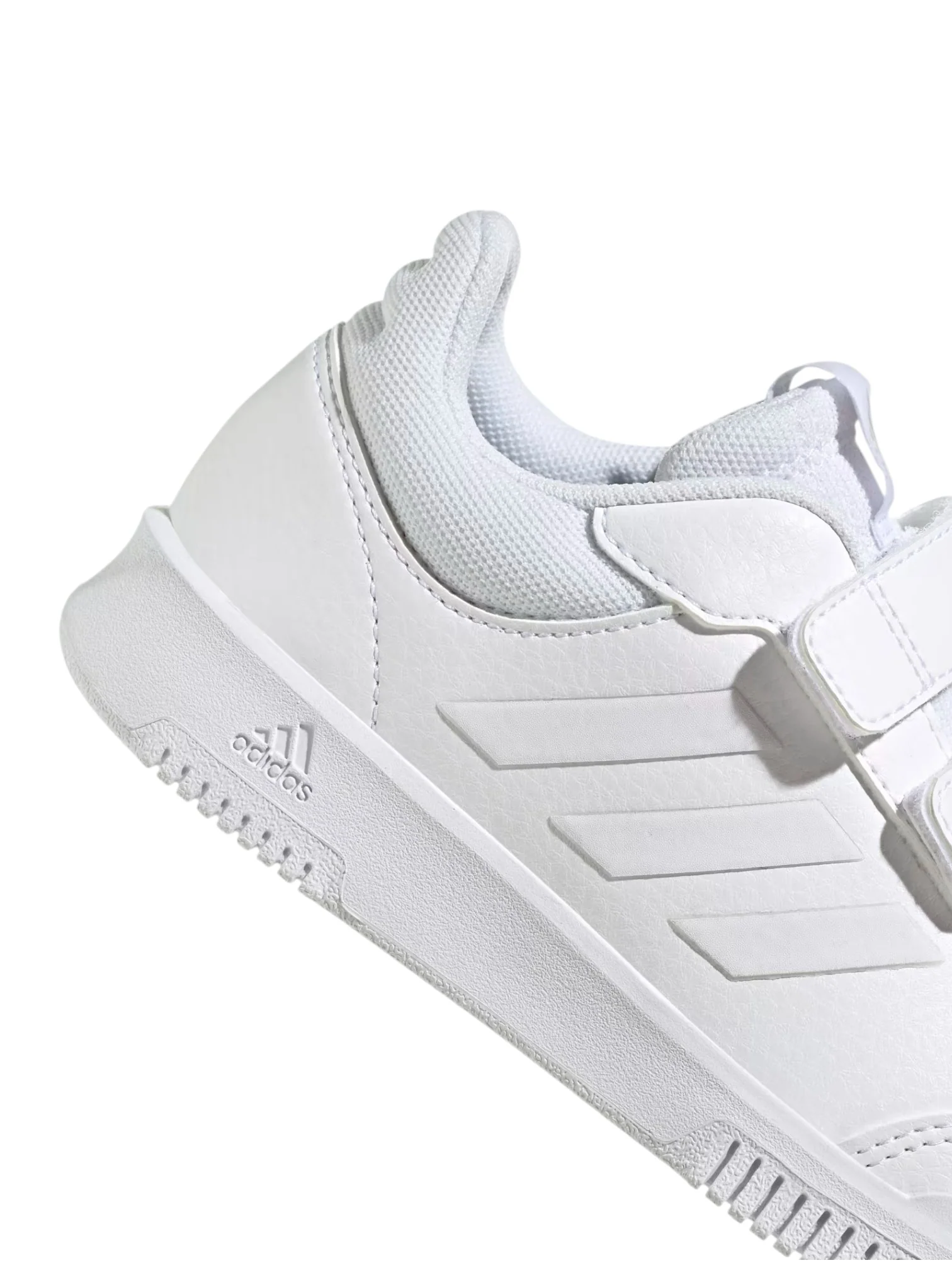 Adidas Unisex Tensaur White Hook-and-Loop Sports Shoes - Image 3