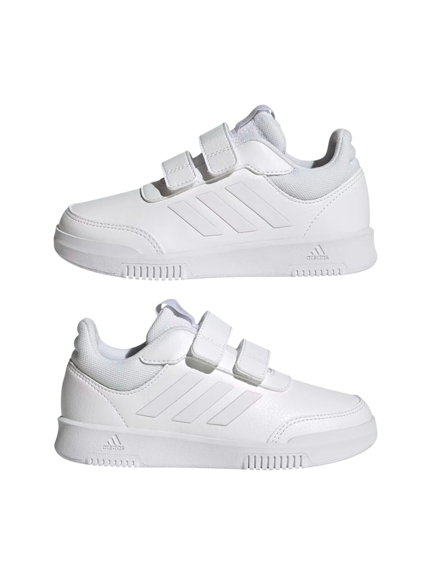 Adidas Unisex Tensaur White Hook-and-Loop Sports Shoes - Image 5