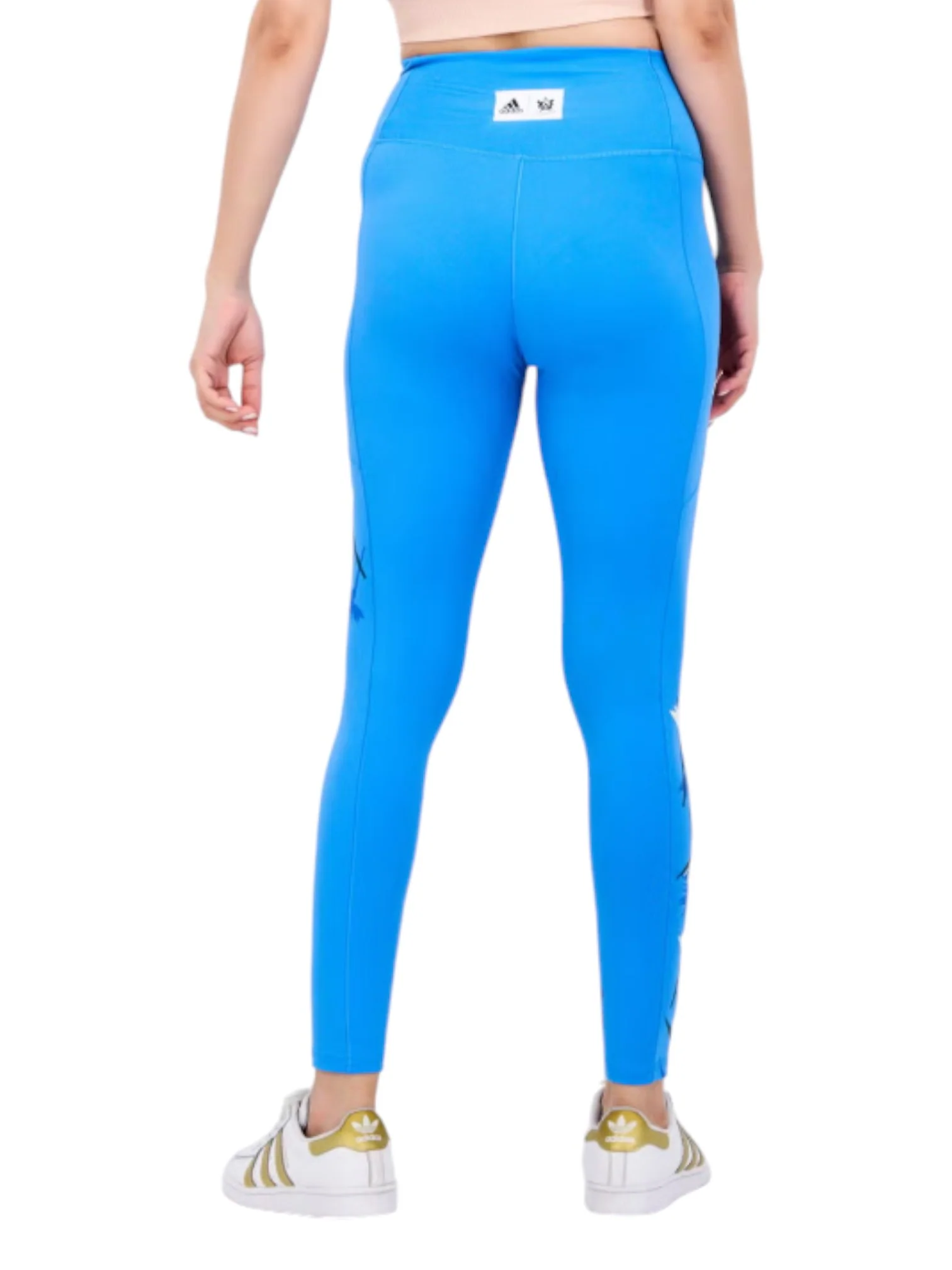 Adidas Women’s Blue Sportswear Fit Training Legging - Image 4