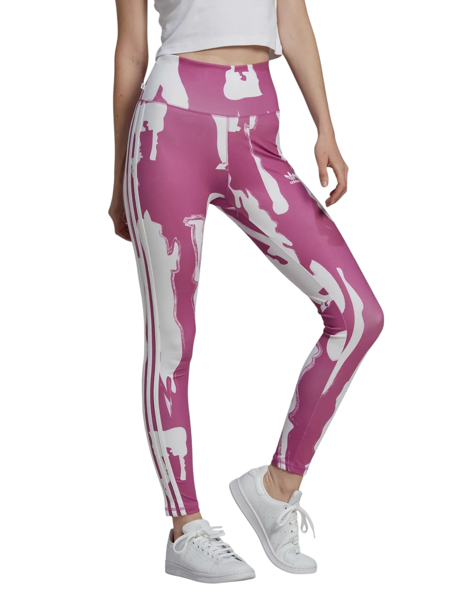 Adidas Women’s Purple 7/8 Training Leggings - Image 2
