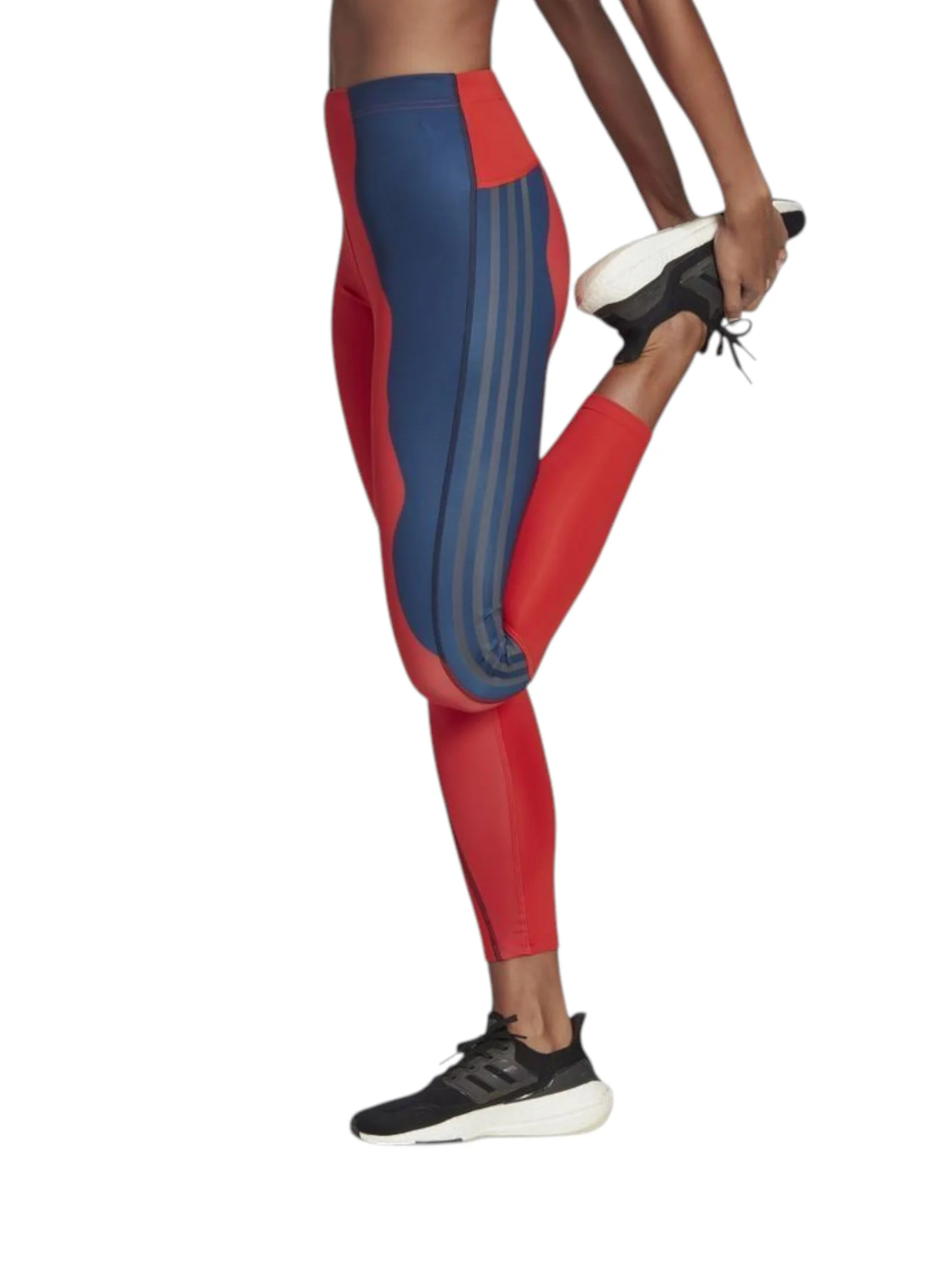 Adidas Women’s X Marimekko Run Icons 3‑Stripes 7/8 Running Tights