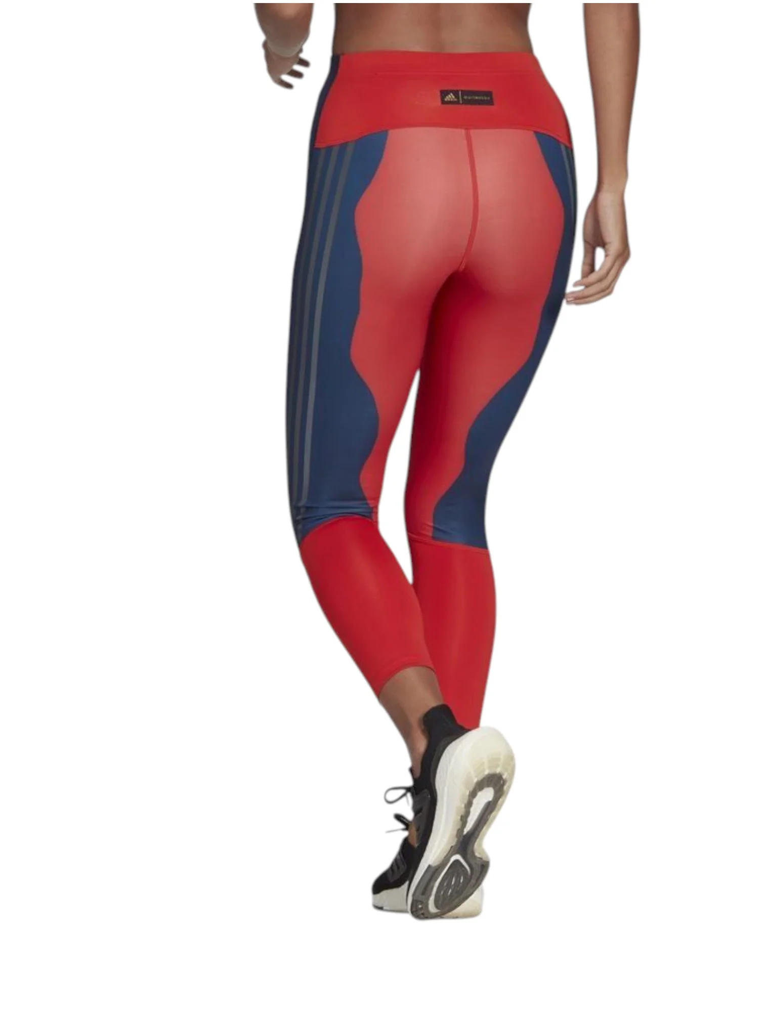 Adidas Women’s X Marimekko Run Icons 3‑Stripes 7/8 Running Tights - Image 2