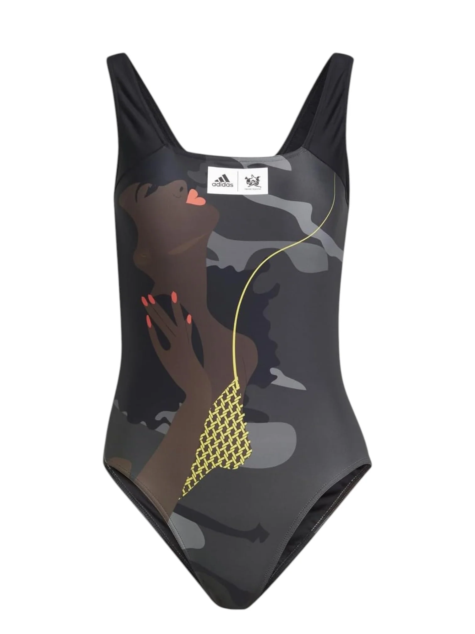 Adidas Women's Black Thebe Magugu Swimsuit - Image 4