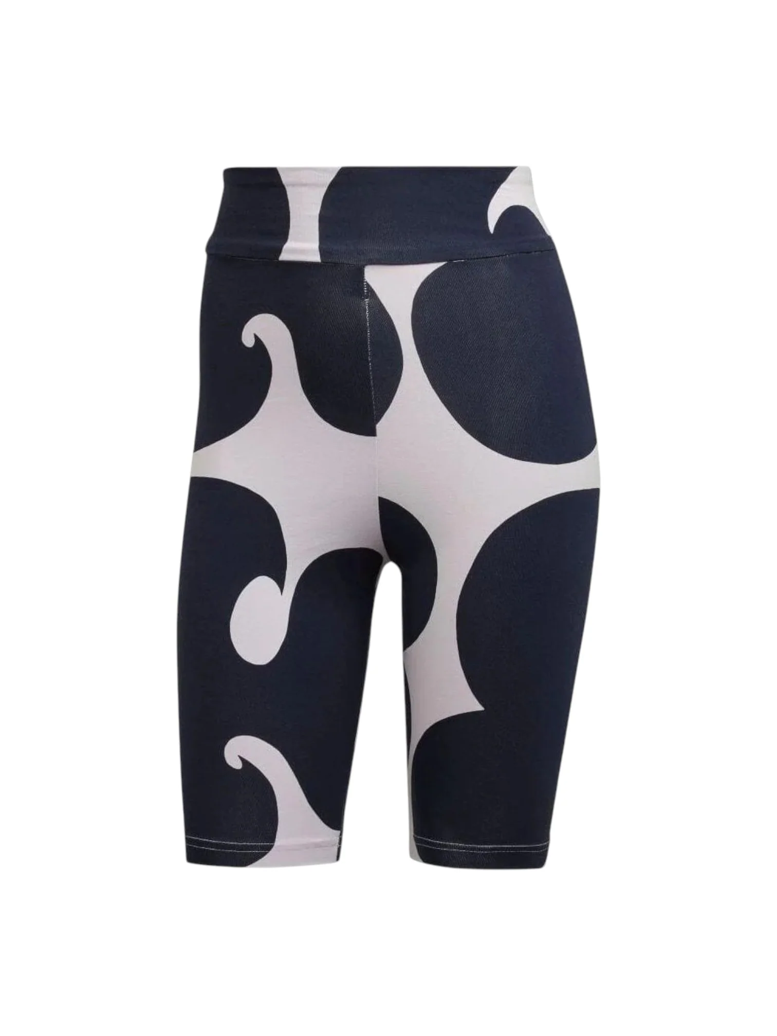 Adidas x Marimekko Women’s Navy Blue Knee-Length Ribbed Shorts
