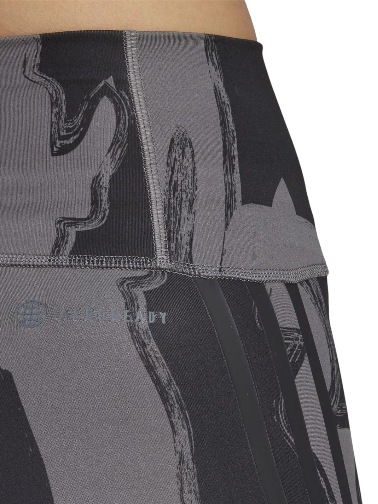 Adidas x Thebe Magugu Women’s Black Knee-Length Ribbed Shorts - Image 5