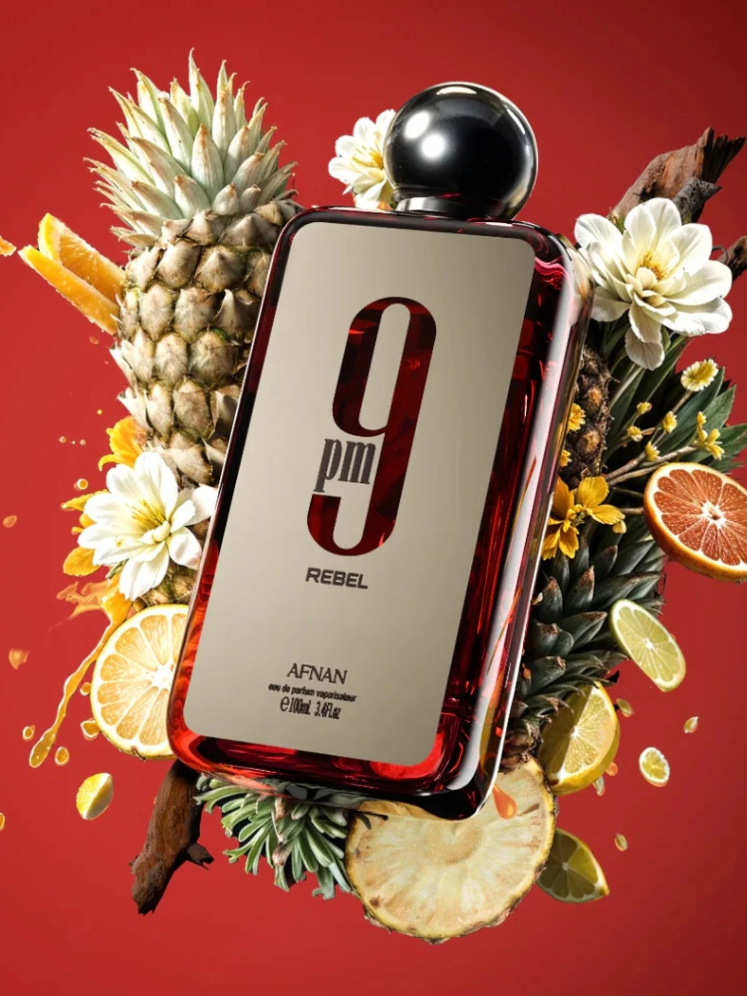 Afnan 9 PM Rebel Unisex EDP 100 ml - Image 2
