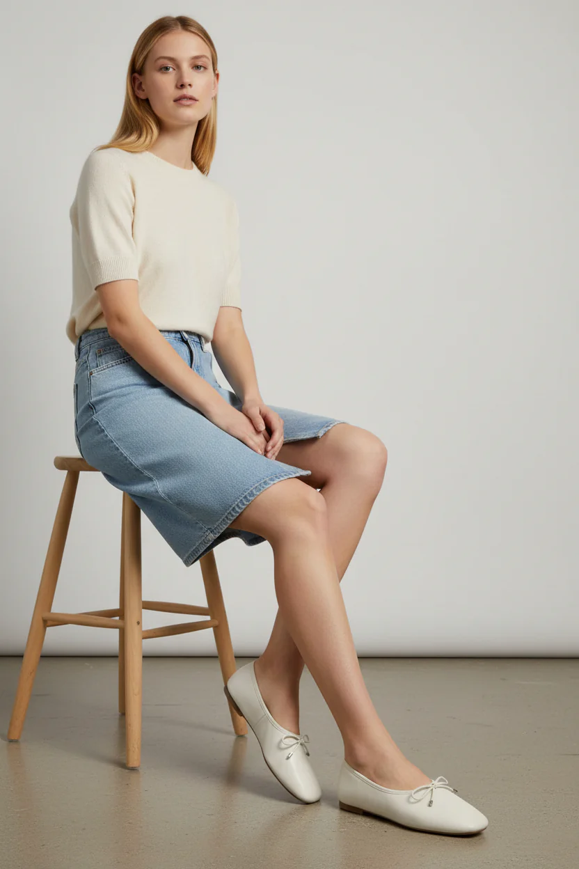 Aldo Joselie Cream Ballerina Flats