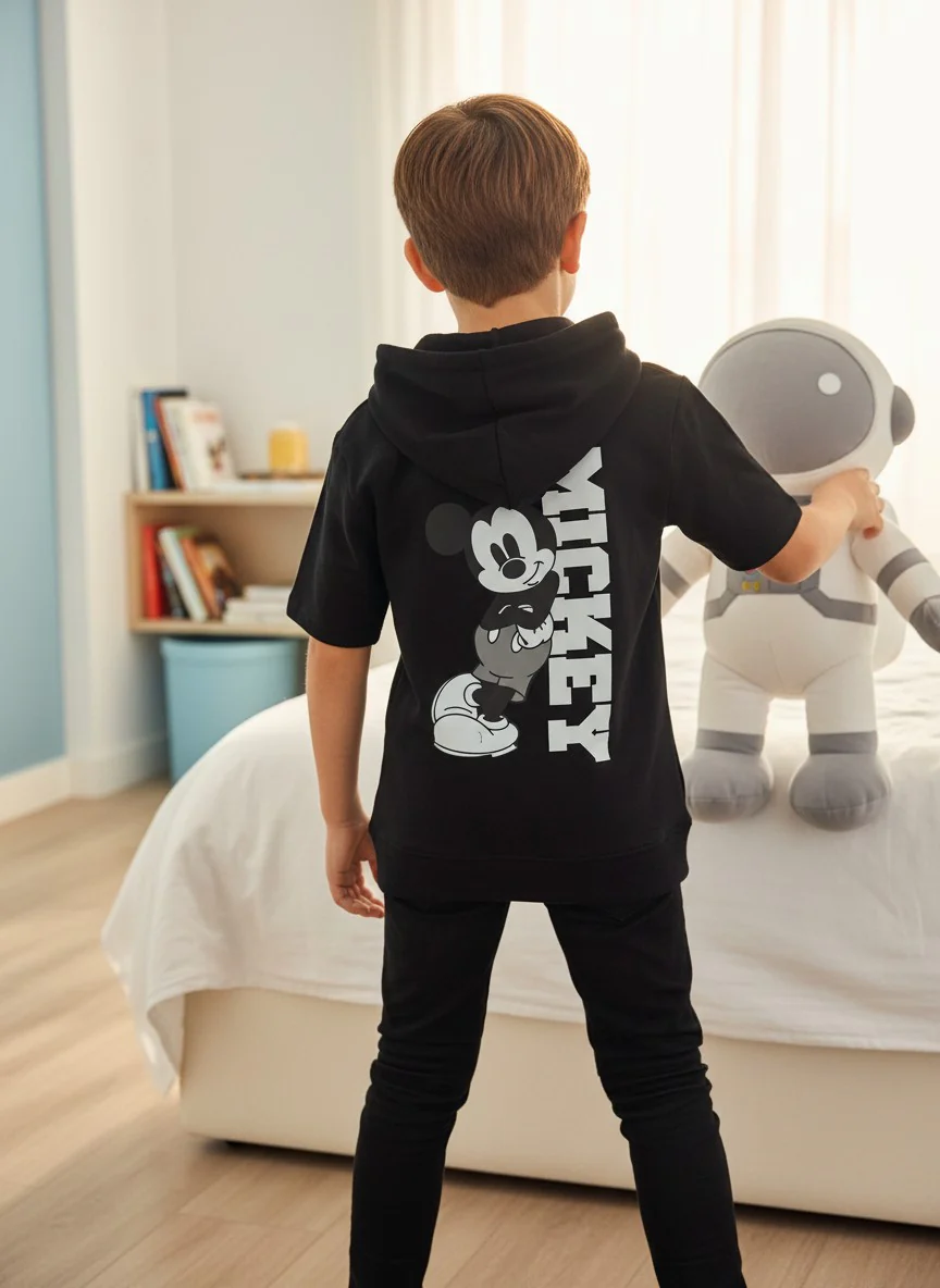 Antler Boys’ Black Mickey Hoodie