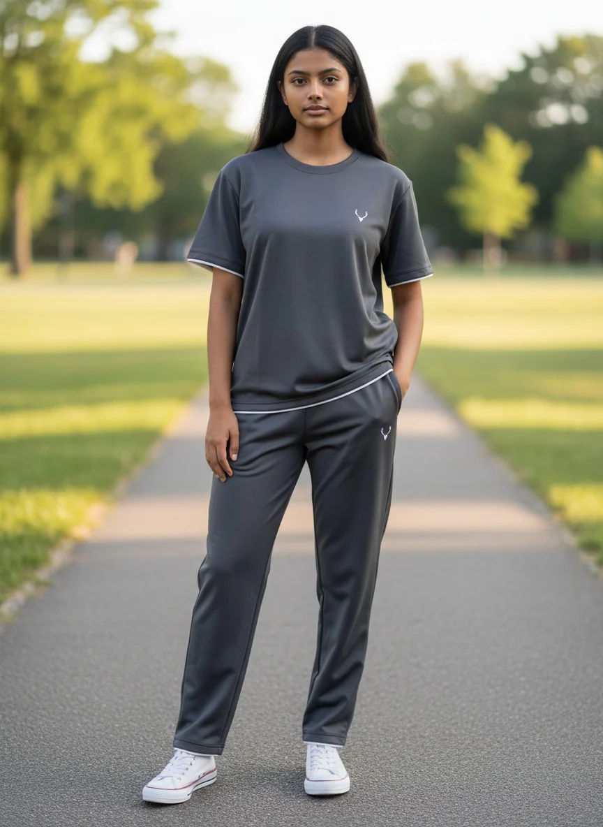 Antler Men’s Grey Logo T-Shirt & Pants Set