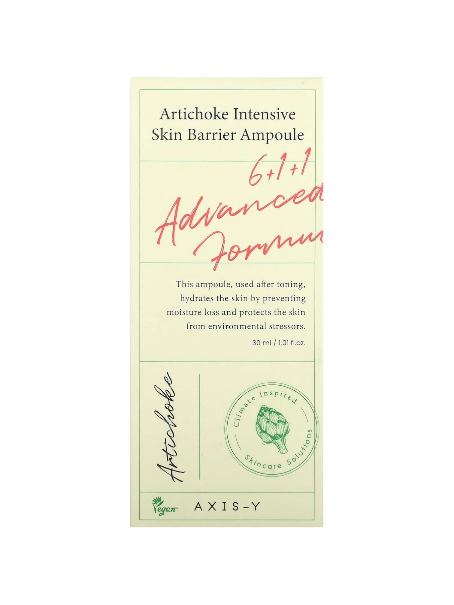 Axis-y Artichoke Intensive Skin Barrier Ampoule - Image 2