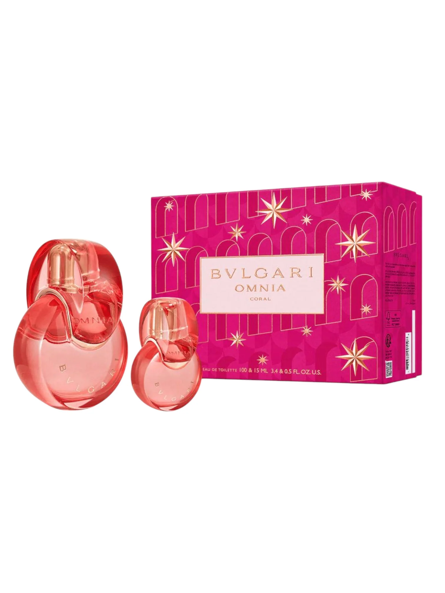 Bvlgari Omnia Coral Women's Gift Set EDT 100 & 15 ml