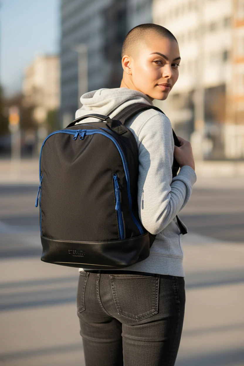 Calvin Klein Logo Backpack – Black