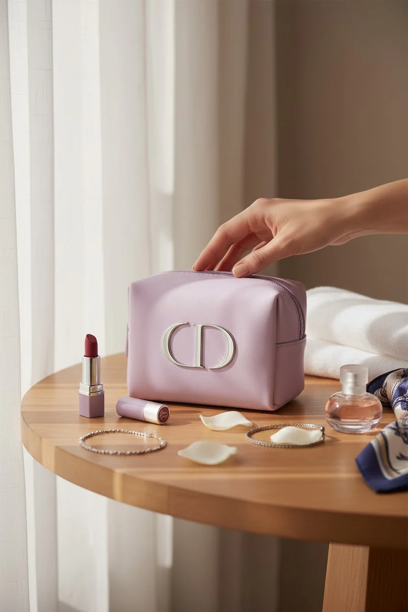 Christian Dior Beauty Makeup Bag - Image 6
