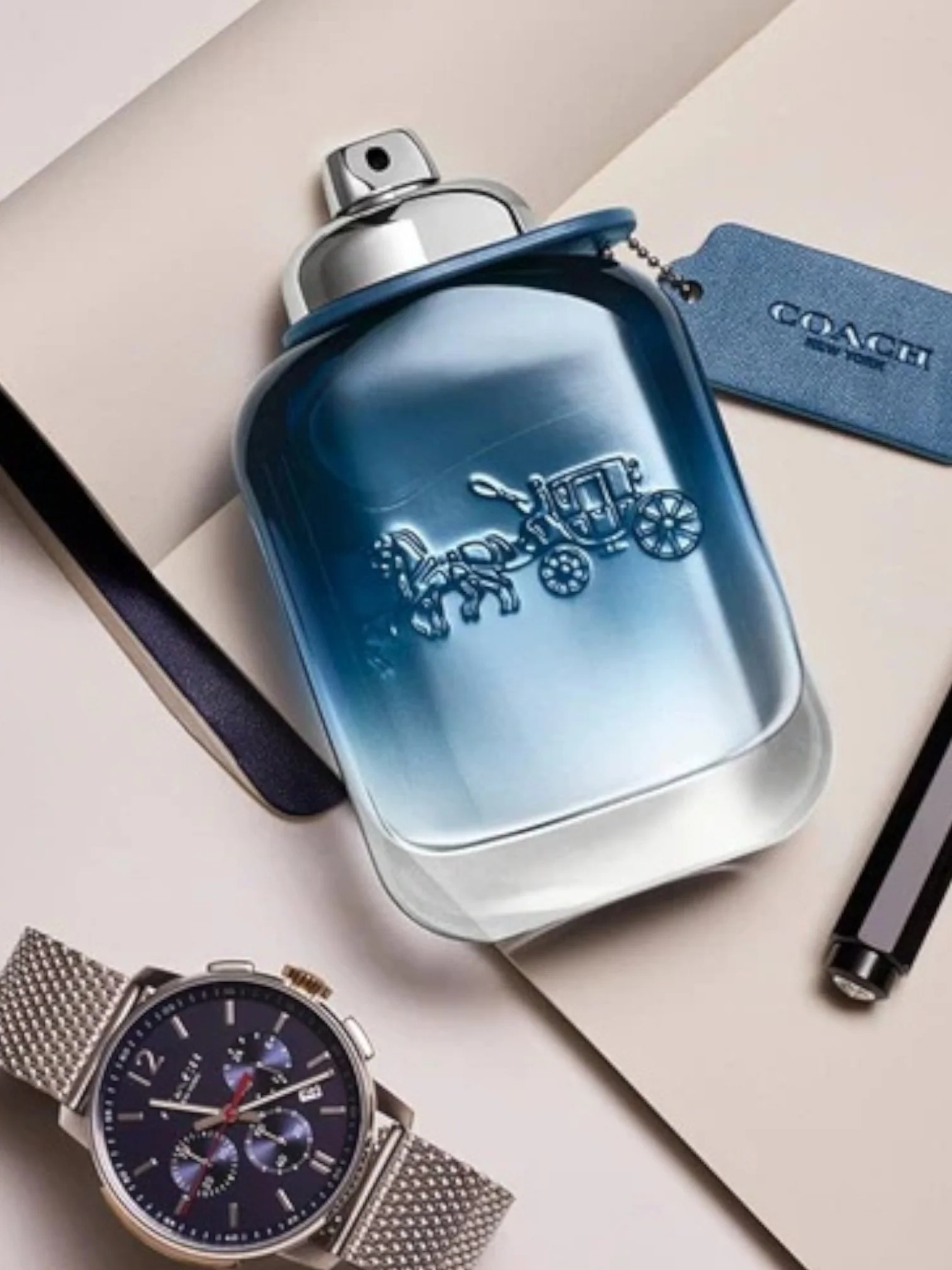 Coach Blue Men's Gift Set EDT 100 ml - Image 3