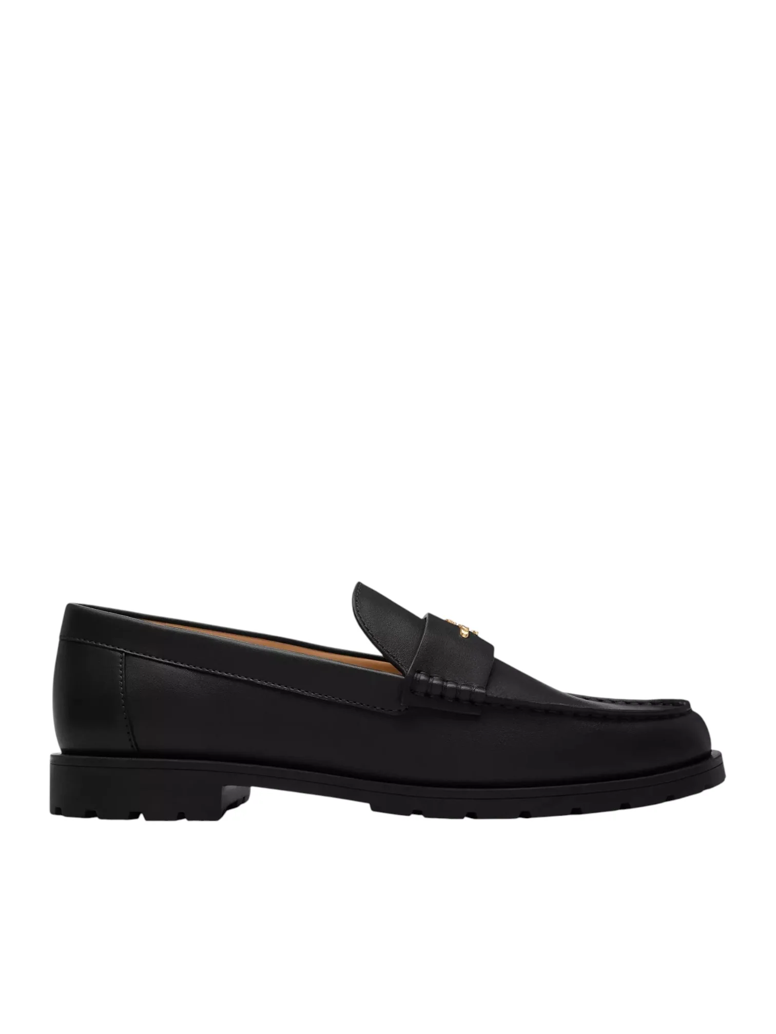 Coach Janie Black Leather Women’s Loafer Shoes - Image 3