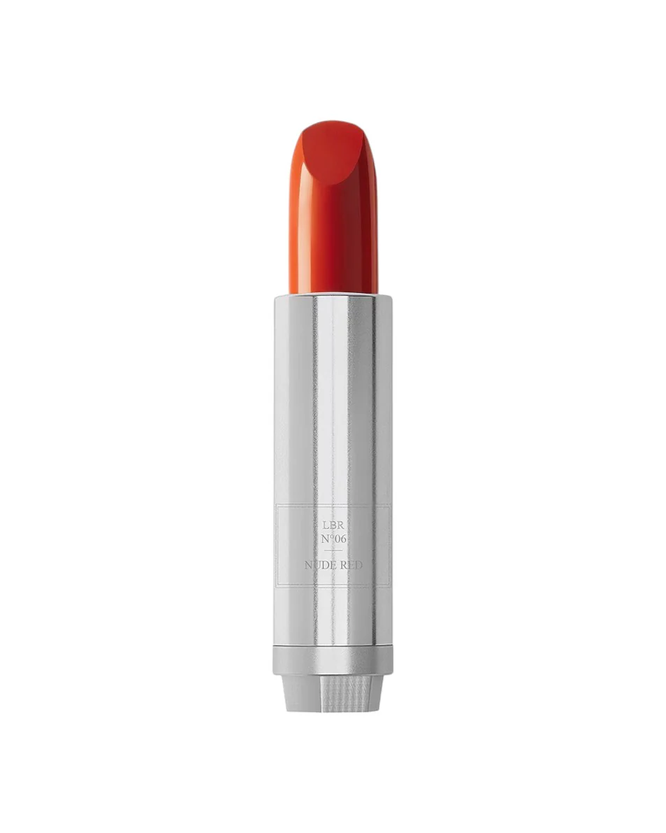 Coffret Navy Blue New Red (Refillable Leather Case - Navy Blue + Nude Red Lipstick)