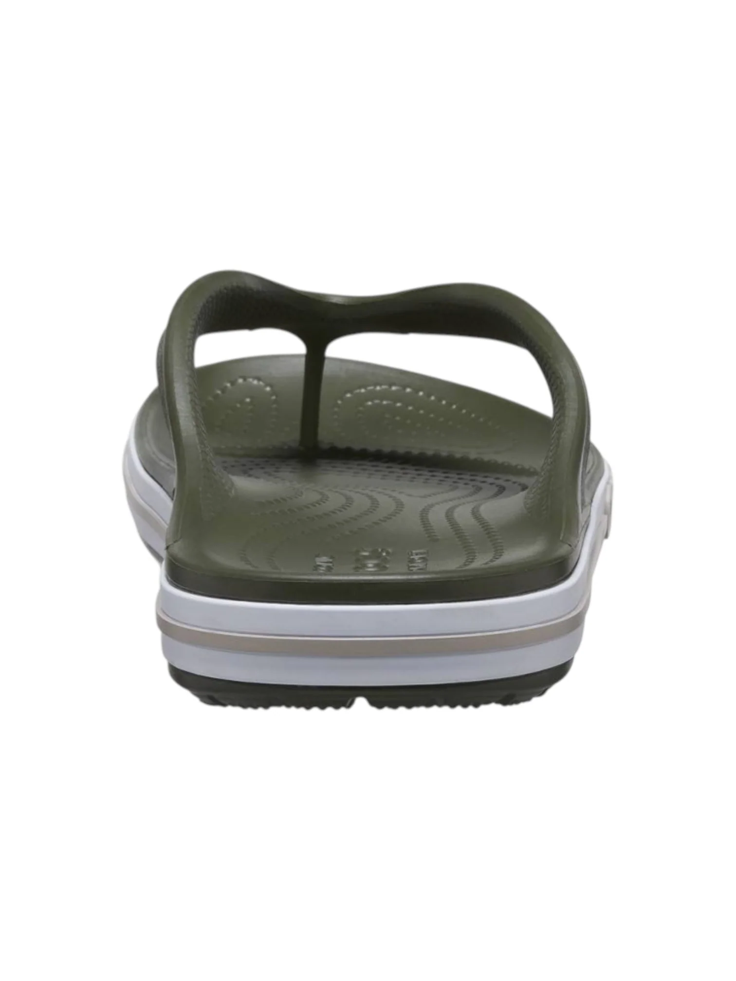 Crocs BayaBand Flip Army Green/Cobblestone Unisex Adult Clog - Image 6
