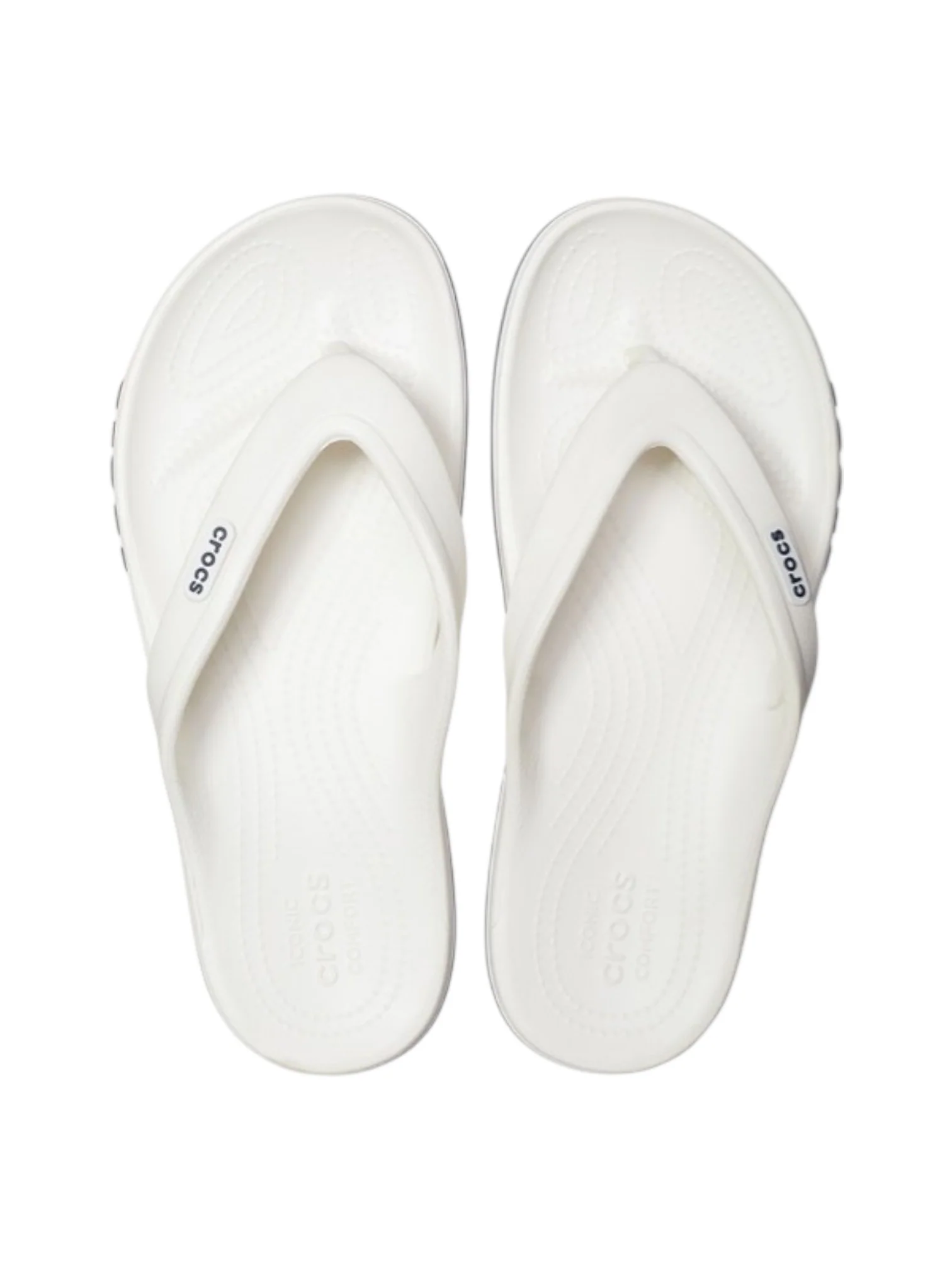 Crocs BayaBand Flip White/Navy Blue Unisex Adult Clog