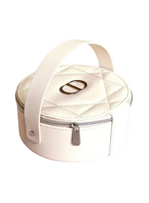 Dior Beauty Round Makeup Vanity Case - Image 3