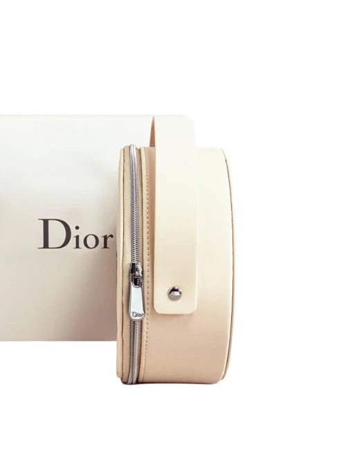 Dior Beauty Round Makeup Vanity Case - Image 4
