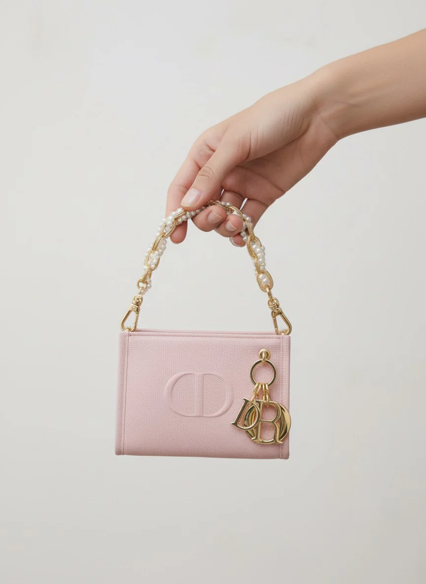 Pink Tote Style Bag - Image 3
