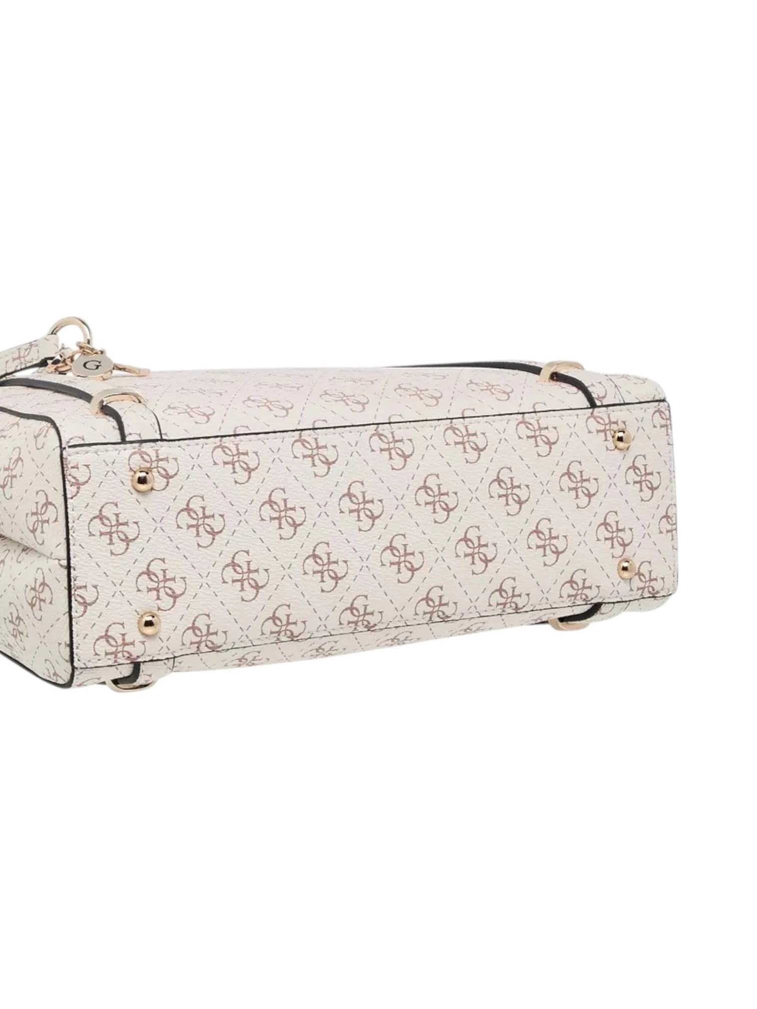 Guess Daryna Printed Tote Bag with Double Handle and Zip Closure - Image 7