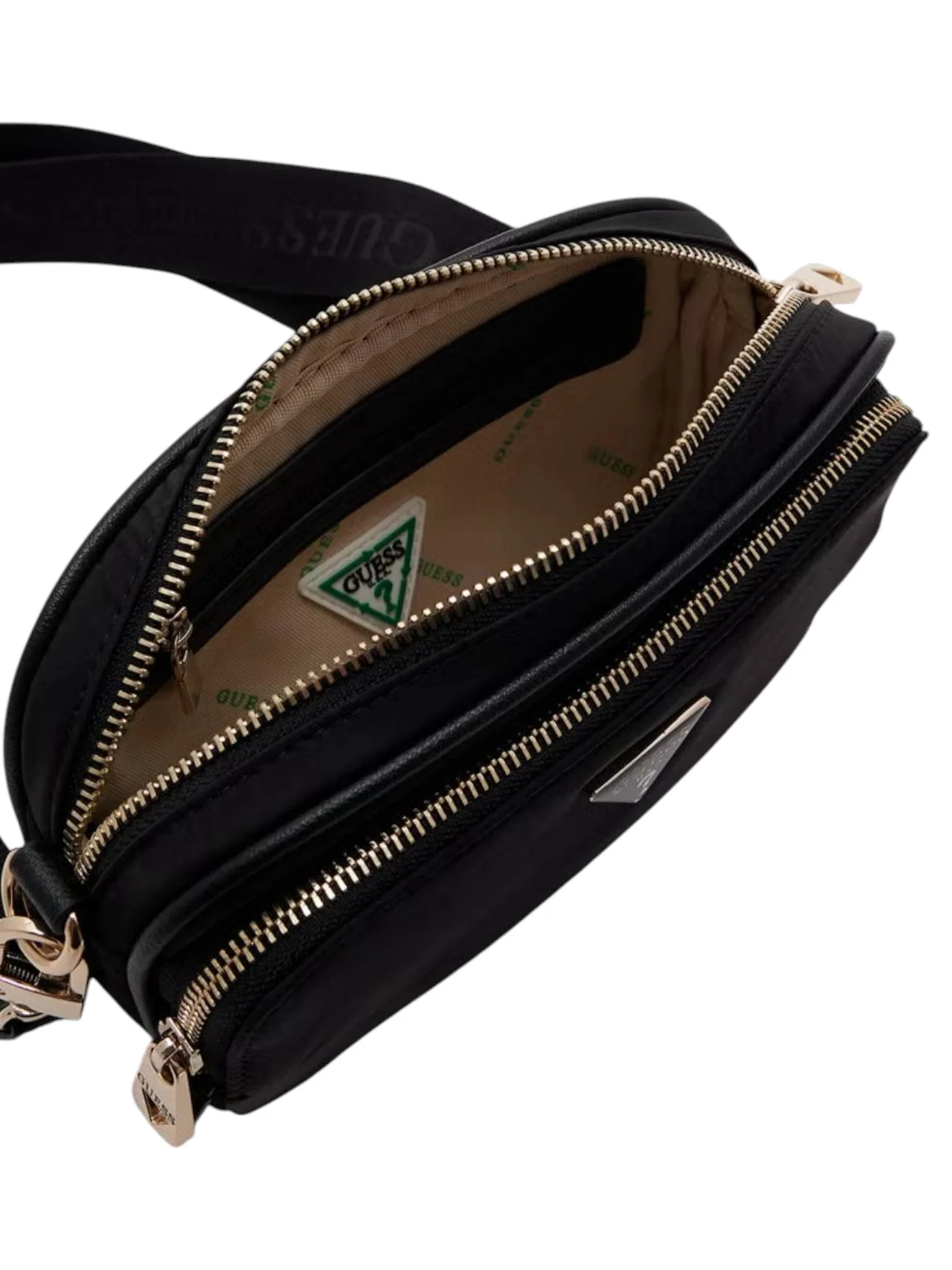 Guess Eco Gemma Black Women's Shoulder Bag - Image 6
