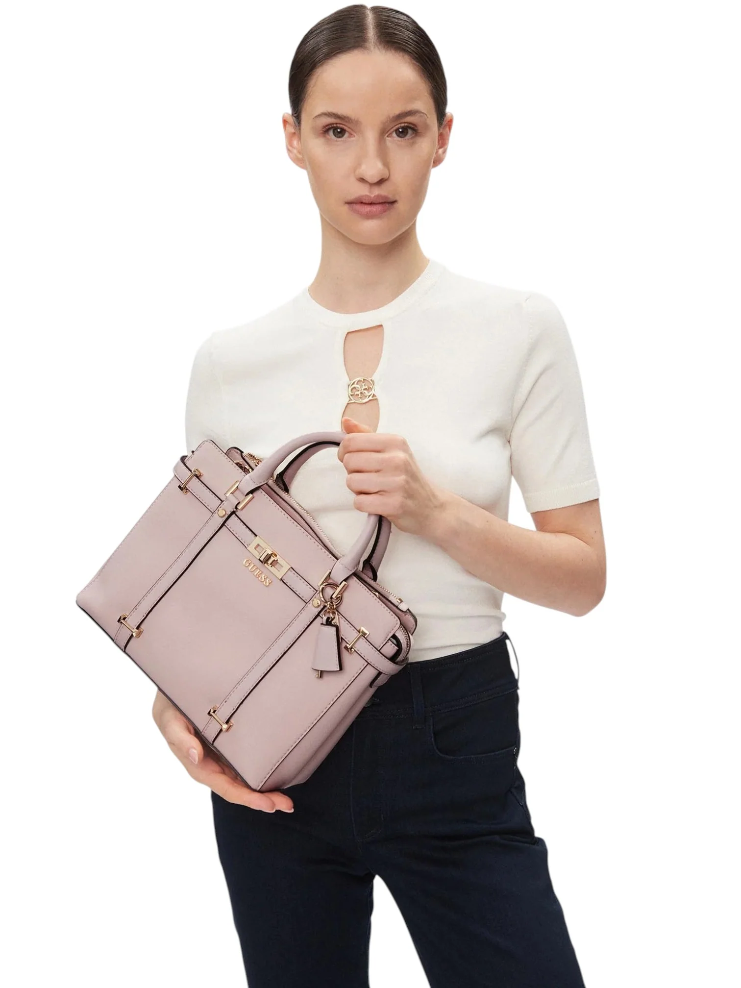 Guess Emilee Light Rose Handbag