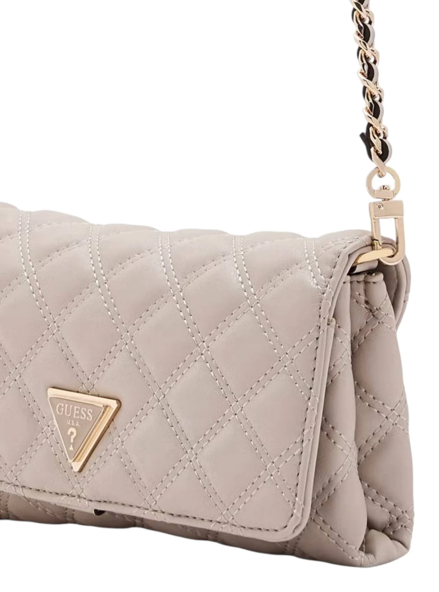 Guess Giully II Mini Taupe Women's Shoulder Bag - Image 5