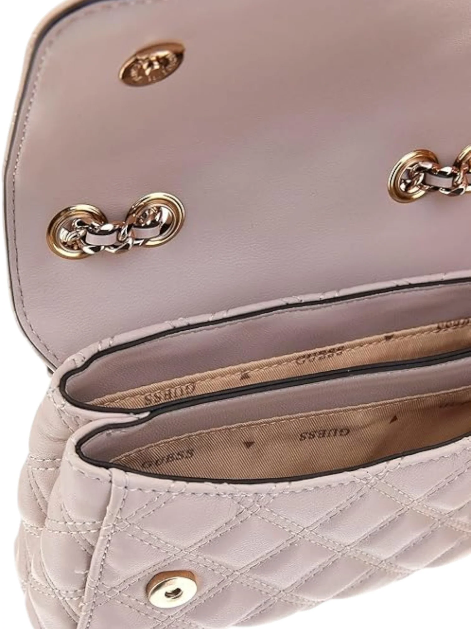 Guess Giully II Mini Taupe Women's Shoulder Bag - Image 4