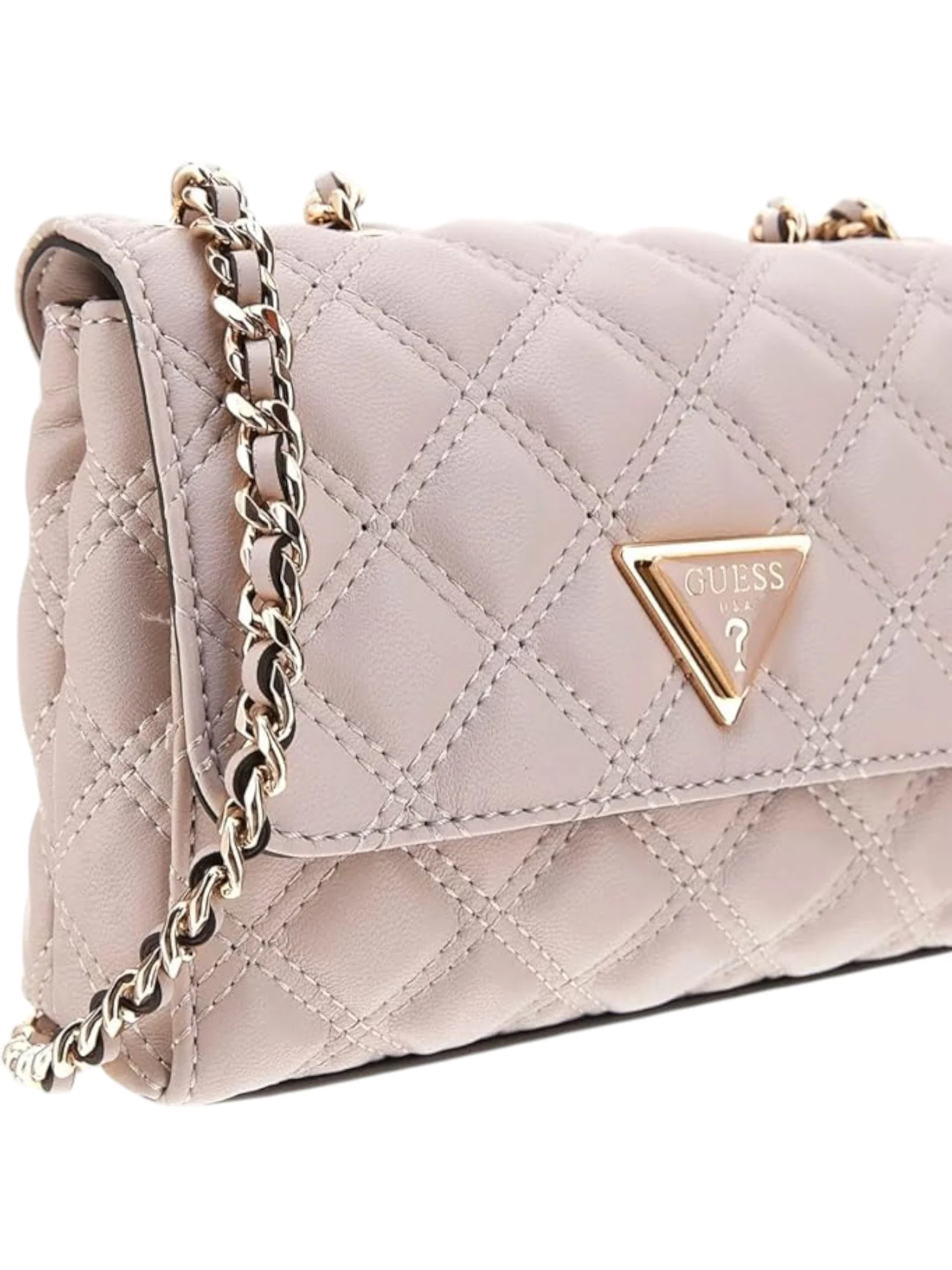 Guess Giully II Mini Taupe Women's Shoulder Bag - Image 5