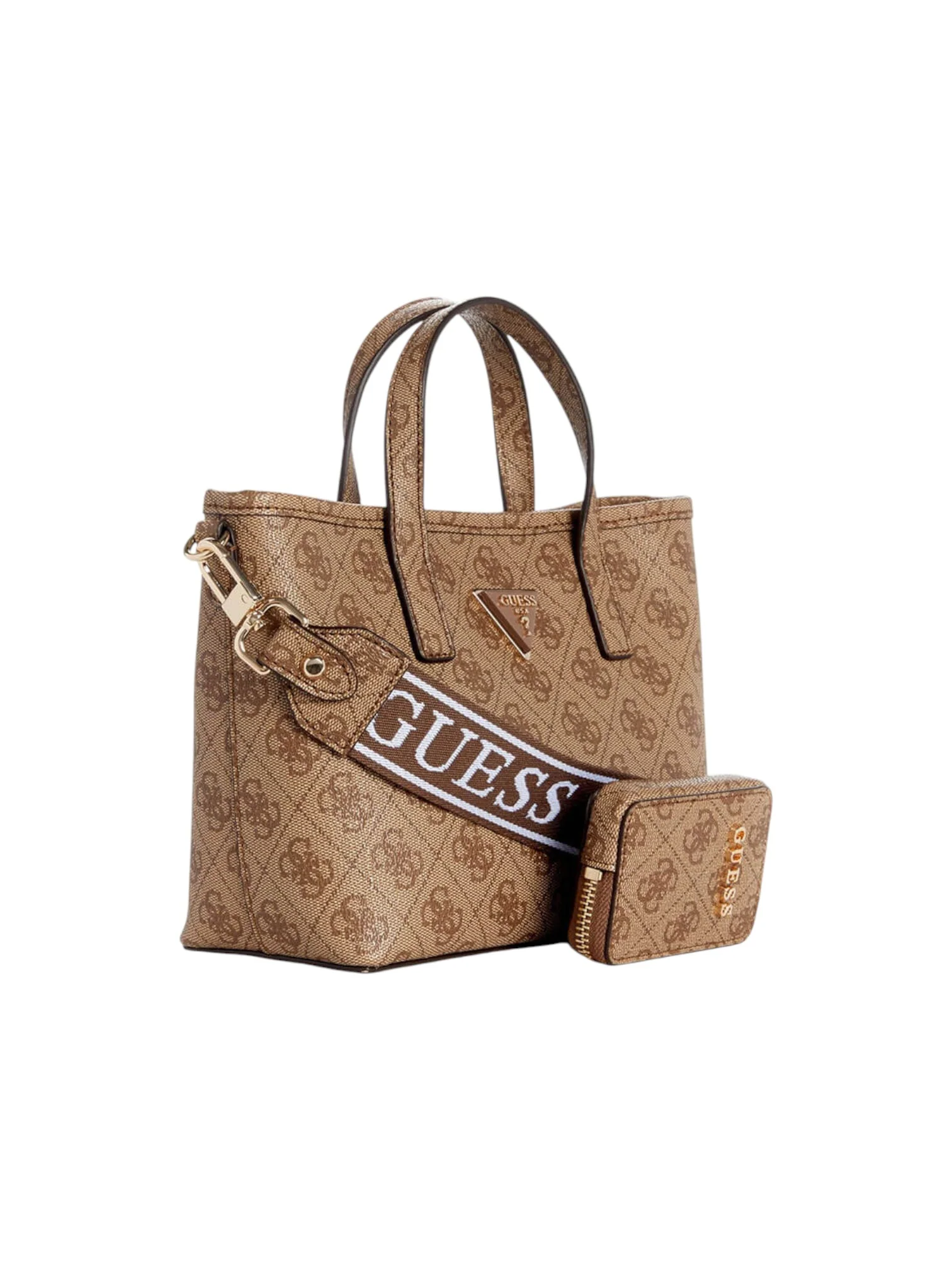 Guess Latona Monogram Patterned Mini Tote Bag Set - Image 10