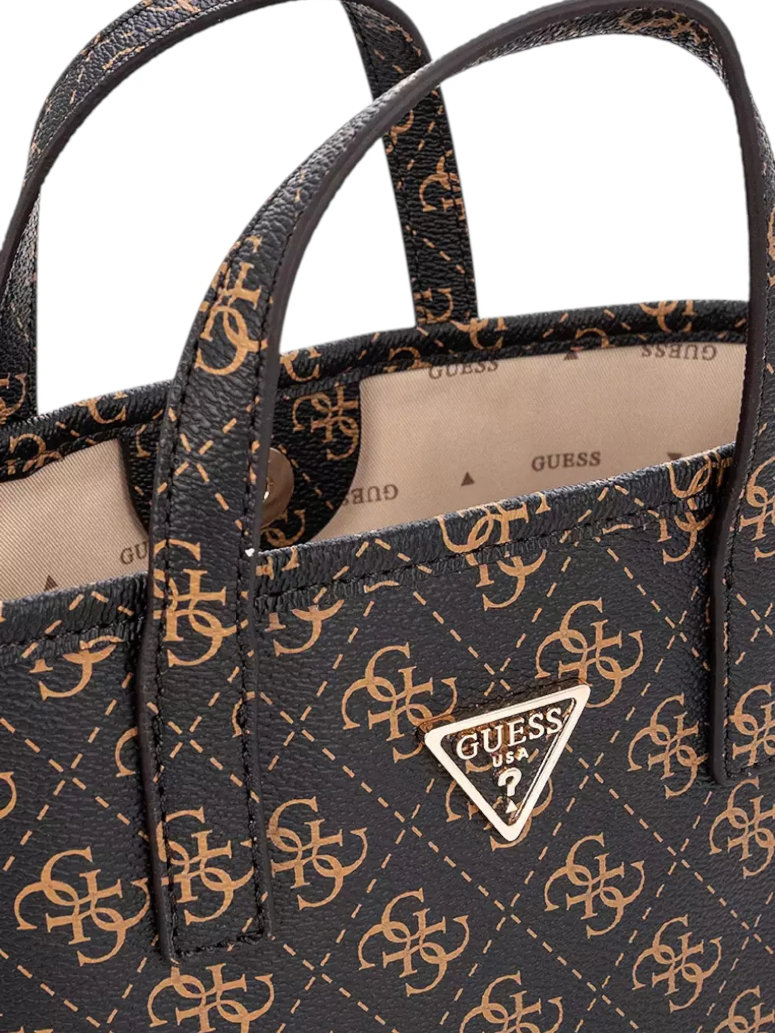 Guess Latona Monogram Patterned Mini Tote Bag Set - Image 18