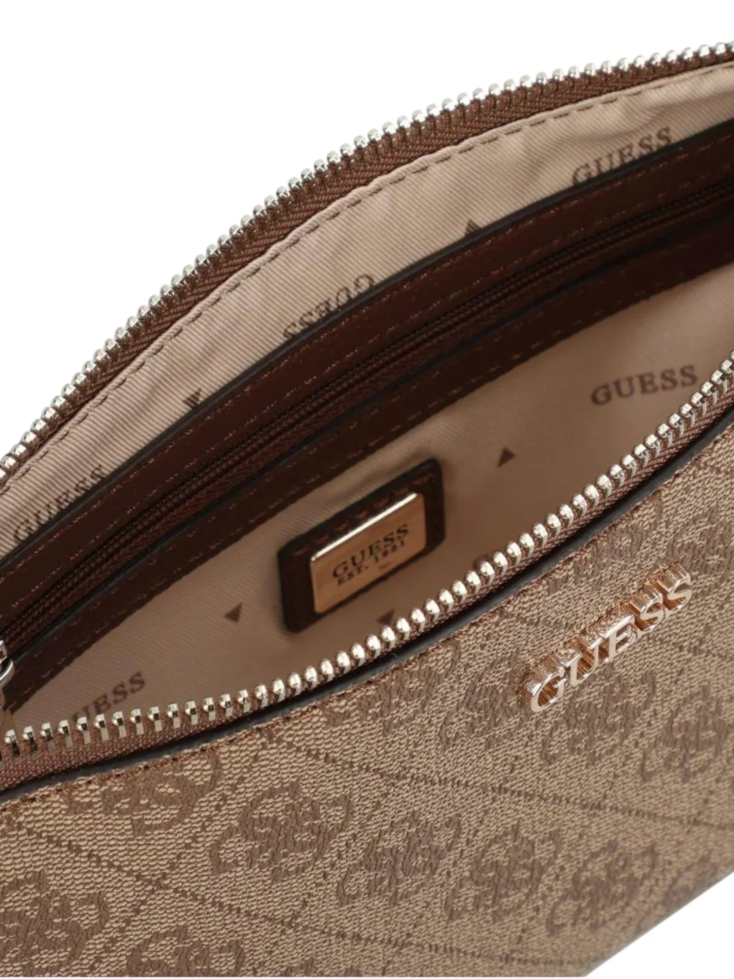 Guess Noelle Double Pouch Crossbody Handbag - Image 8