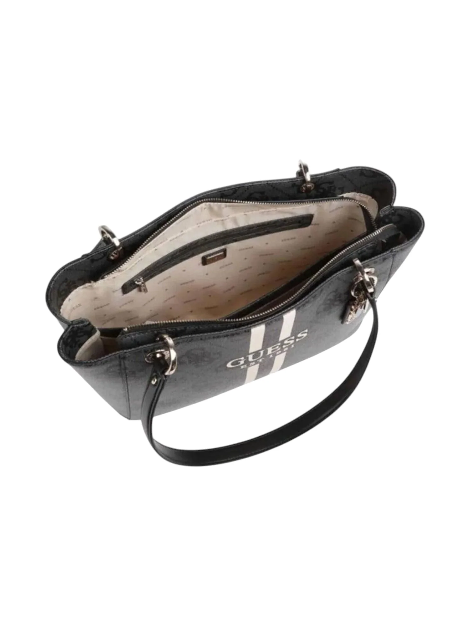 Guess Noelle II Beige Handbag - Image 7