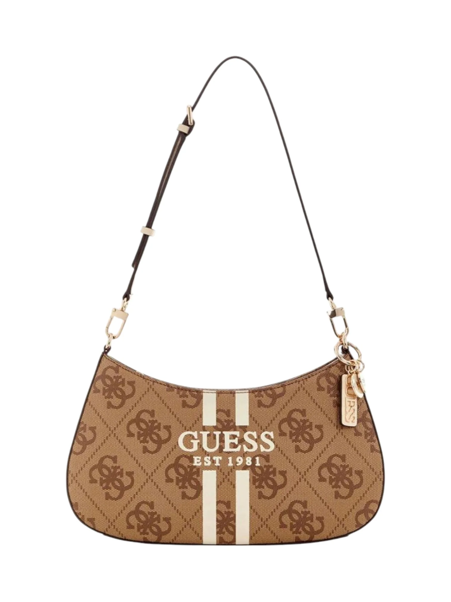 Guess Noelle II Brown Women's Shoulder Bag