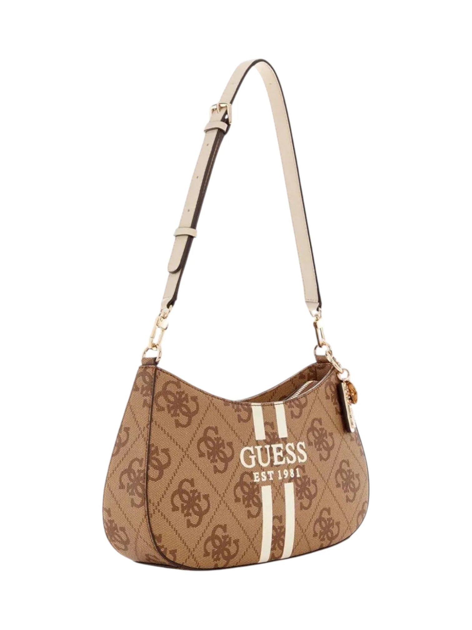 Guess Noelle II Brown Women's Shoulder Bag - Image 3