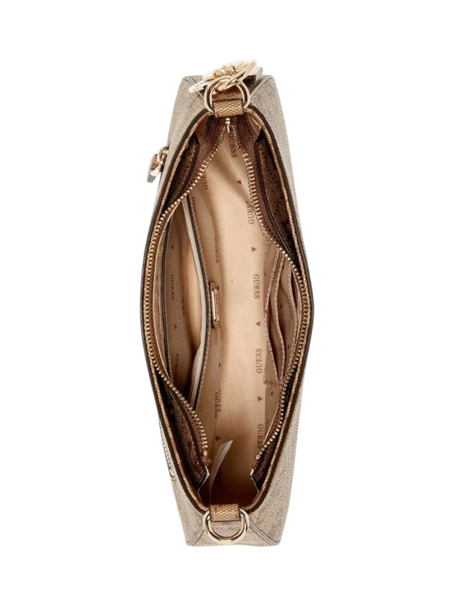 Guess Noelle II Brown Women's Shoulder Bag - Image 4