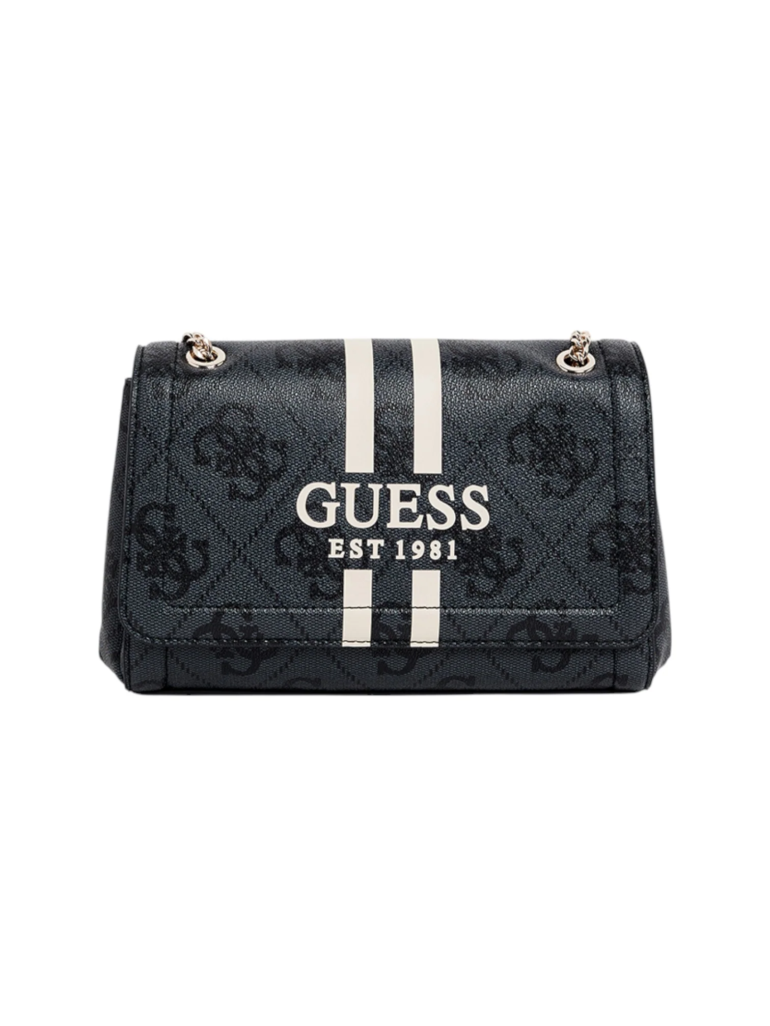 Guess Noelle II Logo Patterned Flap Convertible Crossbody Bag - Image 2