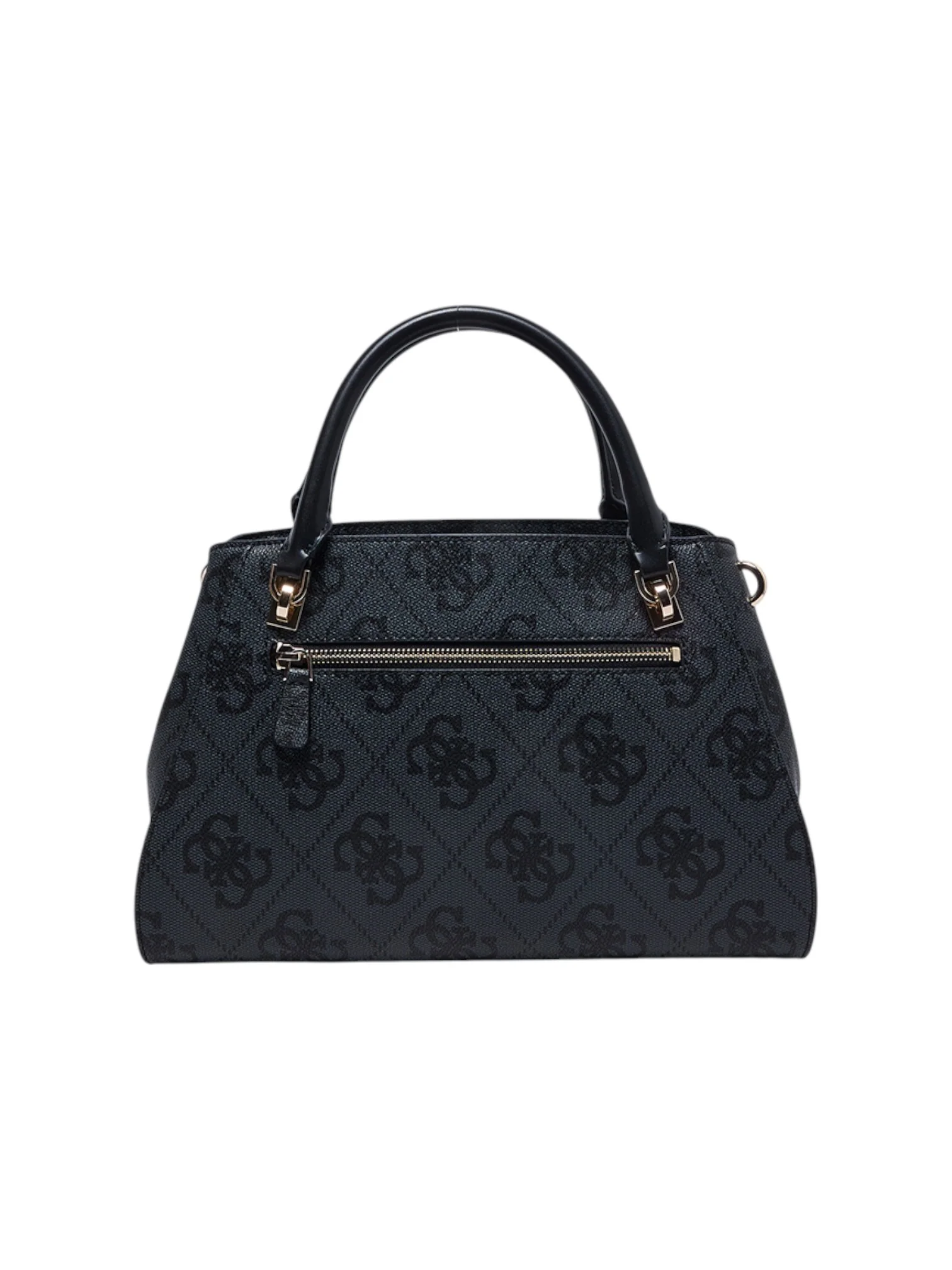 Guess Noelle II Luxury Logo Patterned Satchel Bag - Image 10