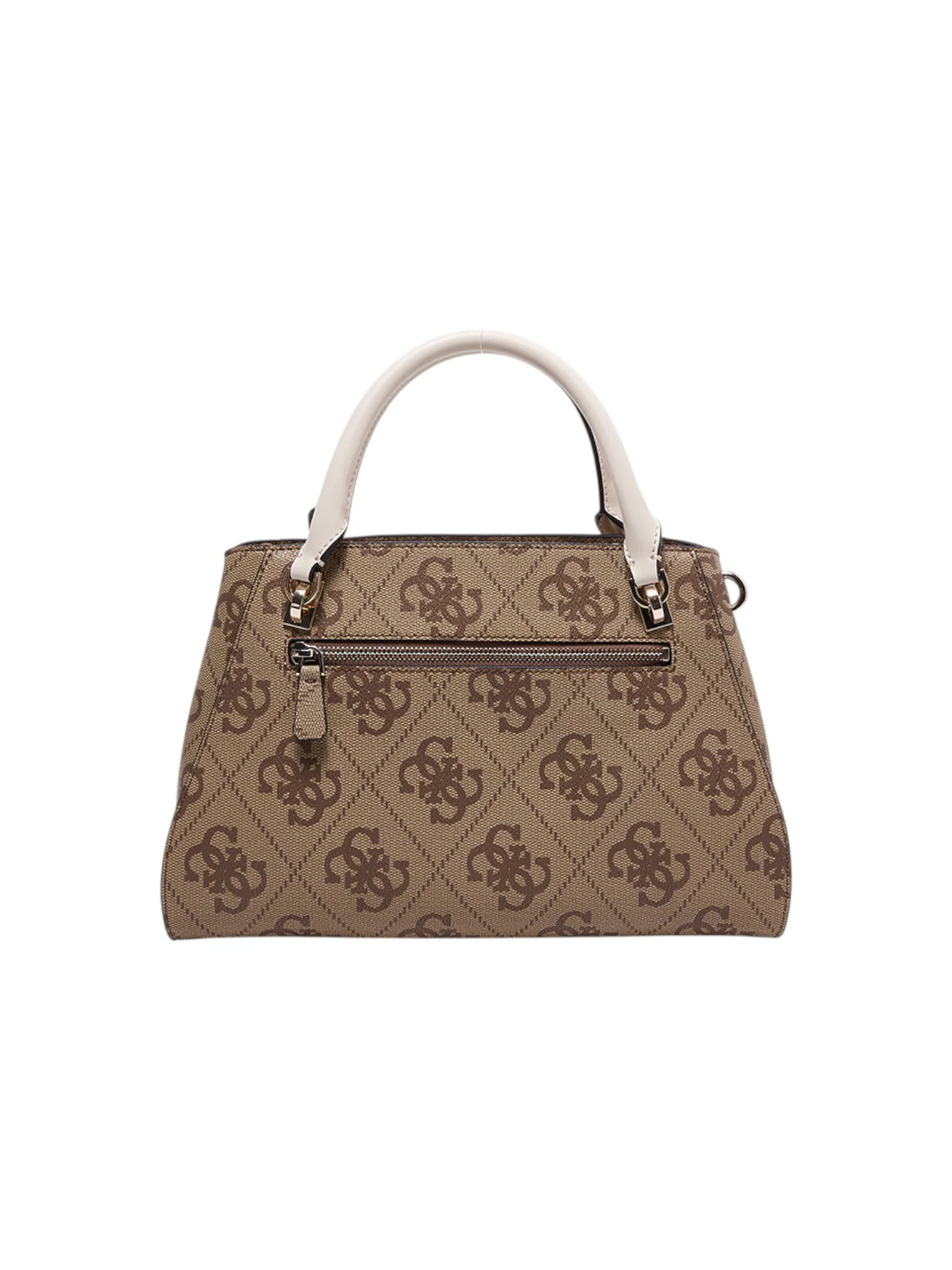 Guess Noelle II Luxury Logo Patterned Satchel Bag - Image 3