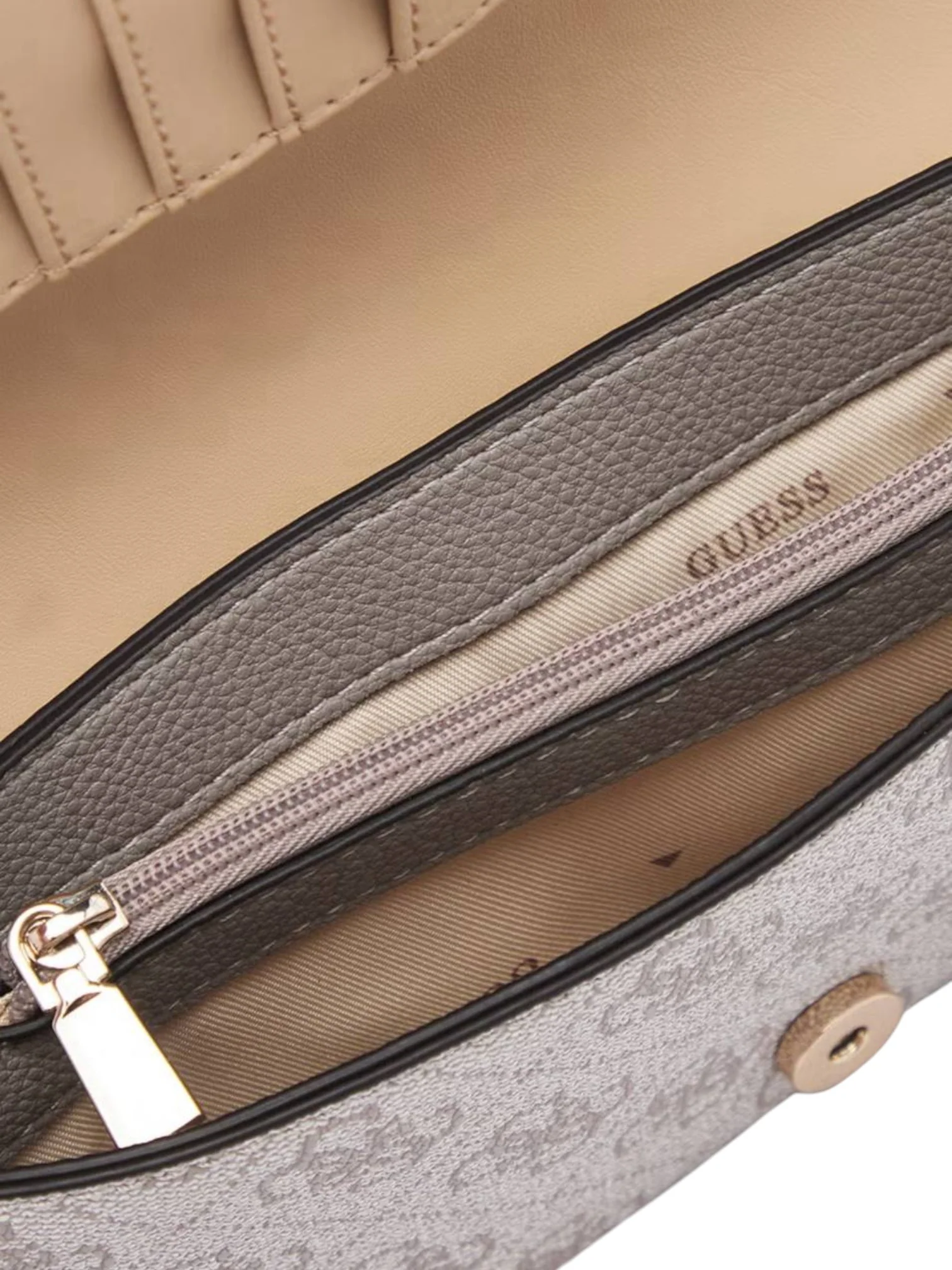 Guess Noelle II Mini White Women's Shoulder Bag - Image 6
