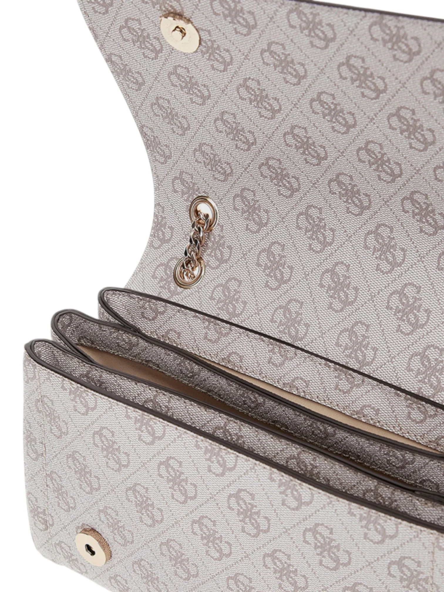 Guess Noelle II Monogram Patterned Crossbody Bag - Image 4