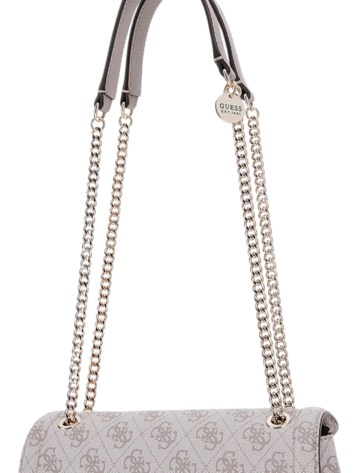 Guess Noelle II Monogram Patterned Crossbody Bag - Image 5