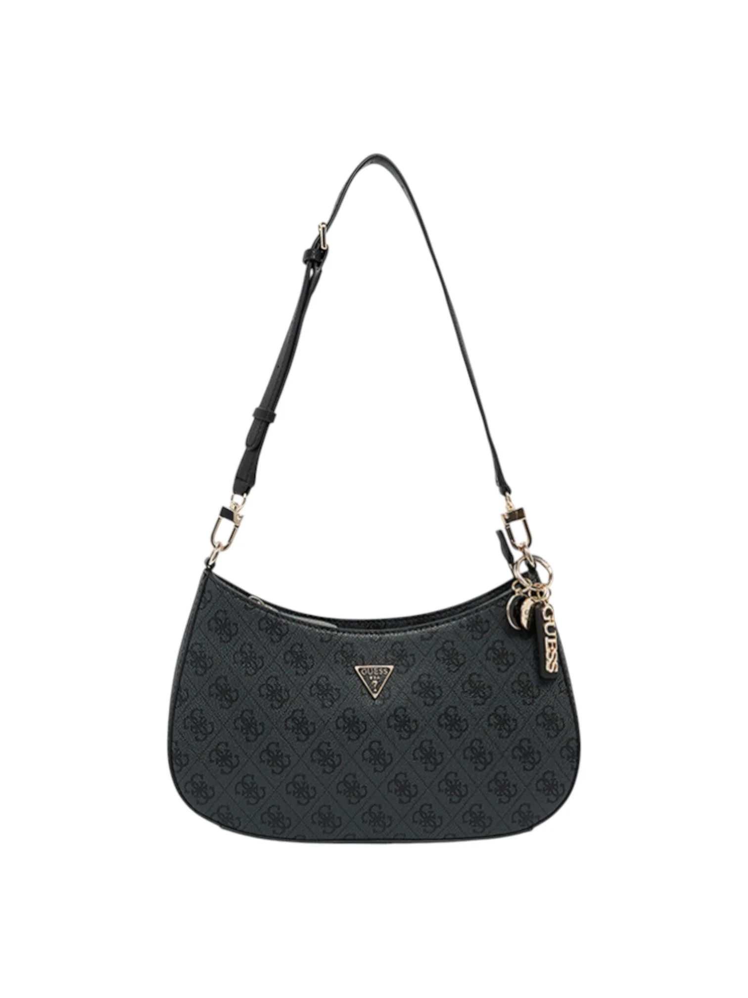 Guess Noelle II Monogram Patterned Shoulder Bag - Image 2